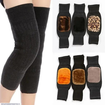Unisex Wool Leg Warmers - 2 Pcs, No Show Length for Daily Comfort - Vizoo