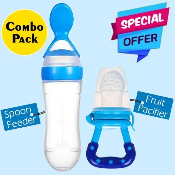 Silicone Pacifier And Feeding Spoon Set - Vizoo